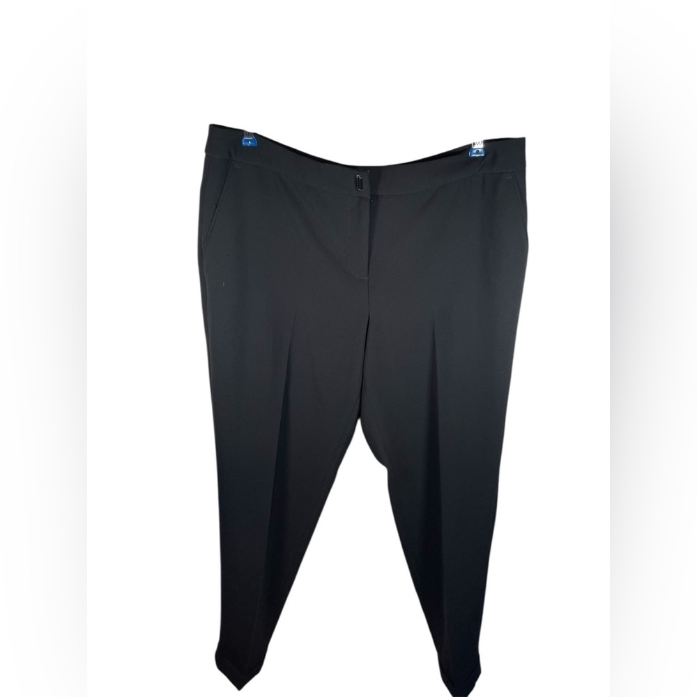 White House Black Market Black Tapered Ankle Dress Office Pants